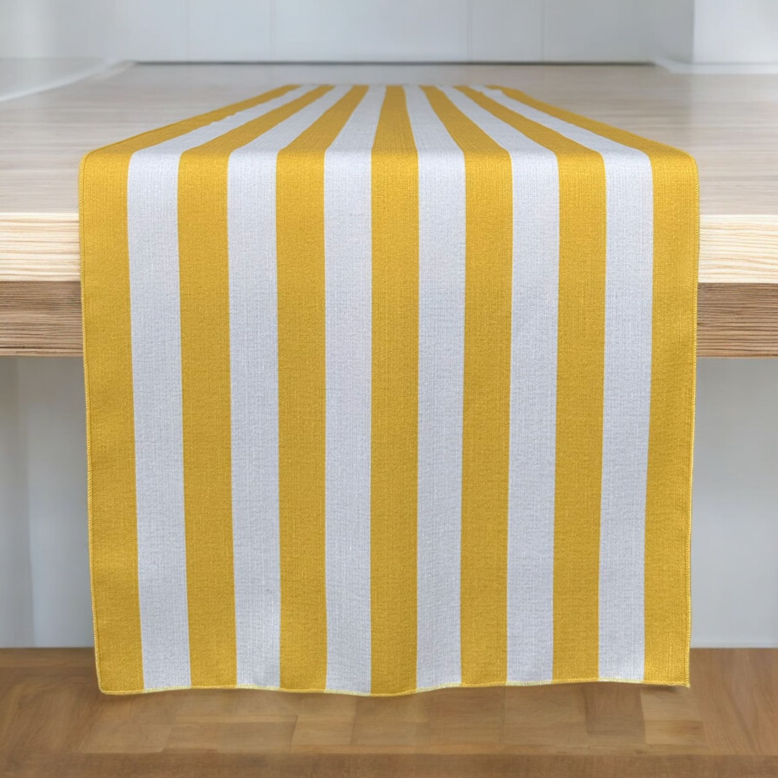 YELLOW STRIPES TABLE RUNNERS