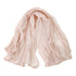 A gauze napkin in blush pink, made from soft cotton fabric. The delicate blush pink color adds a gentle and romantic touch to table settings, ideal for enhancing a light and elegant ambiance.