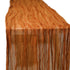 A gauze table runner in burnt orange, featuring a soft and textured fabric. The vibrant burnt orange color adds a warm and lively touch to any table setting, perfect for creating a bold and inviting atmosphere.