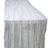 A gauze table runner in sand, featuring a soft and airy fabric. The warm sand color adds a subtle and elegant touch to any table setting, perfect for creating a relaxed and sophisticated ambiance.