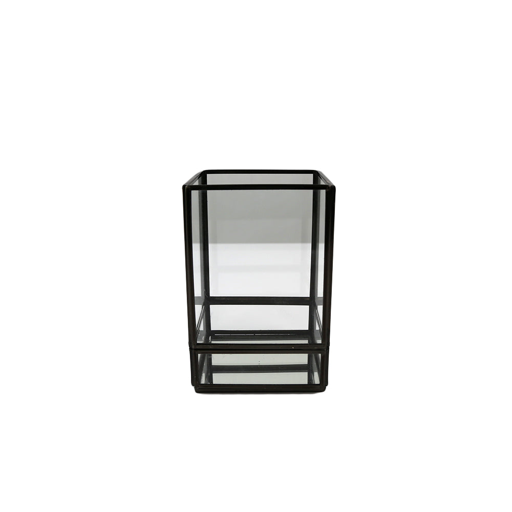 Modern Black Edge Lanterns, featuring a sleek and contemporary design in black. These lanterns add a stylish and sophisticated touch to any space, ideal for enhancing the ambiance of both indoor and outdoor settings with their modern edge and elegant appearance.