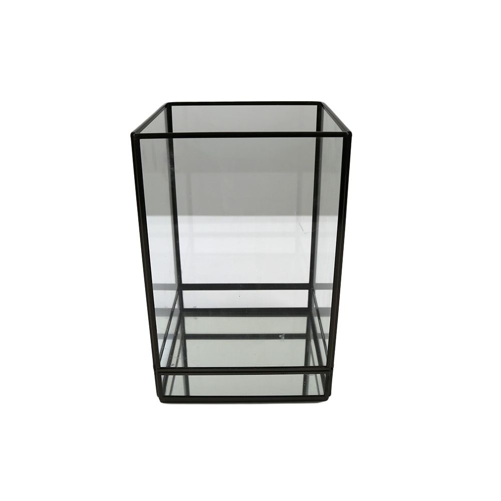 Modern Black Edge Lanterns, featuring a sleek and contemporary design in black. These lanterns add a stylish and sophisticated touch to any space, ideal for enhancing the ambiance of both indoor and outdoor settings with their modern edge and elegant appearance.