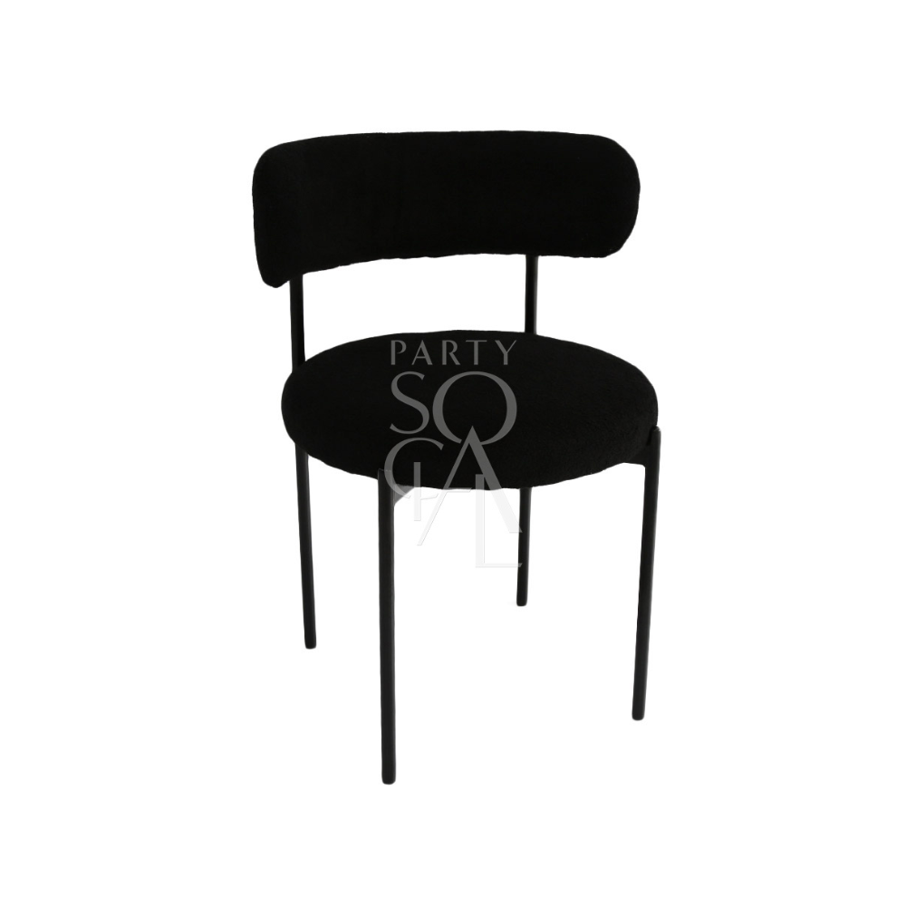 Boucle chairs featuring a textured and stylish design. The chairs are upholstered in boucle fabric, known for its unique, looped texture that adds a touch of elegance and sophistication. Ideal for enhancing the decor of living rooms, lounges, and dining areas with a comfortable and chic seating option.
