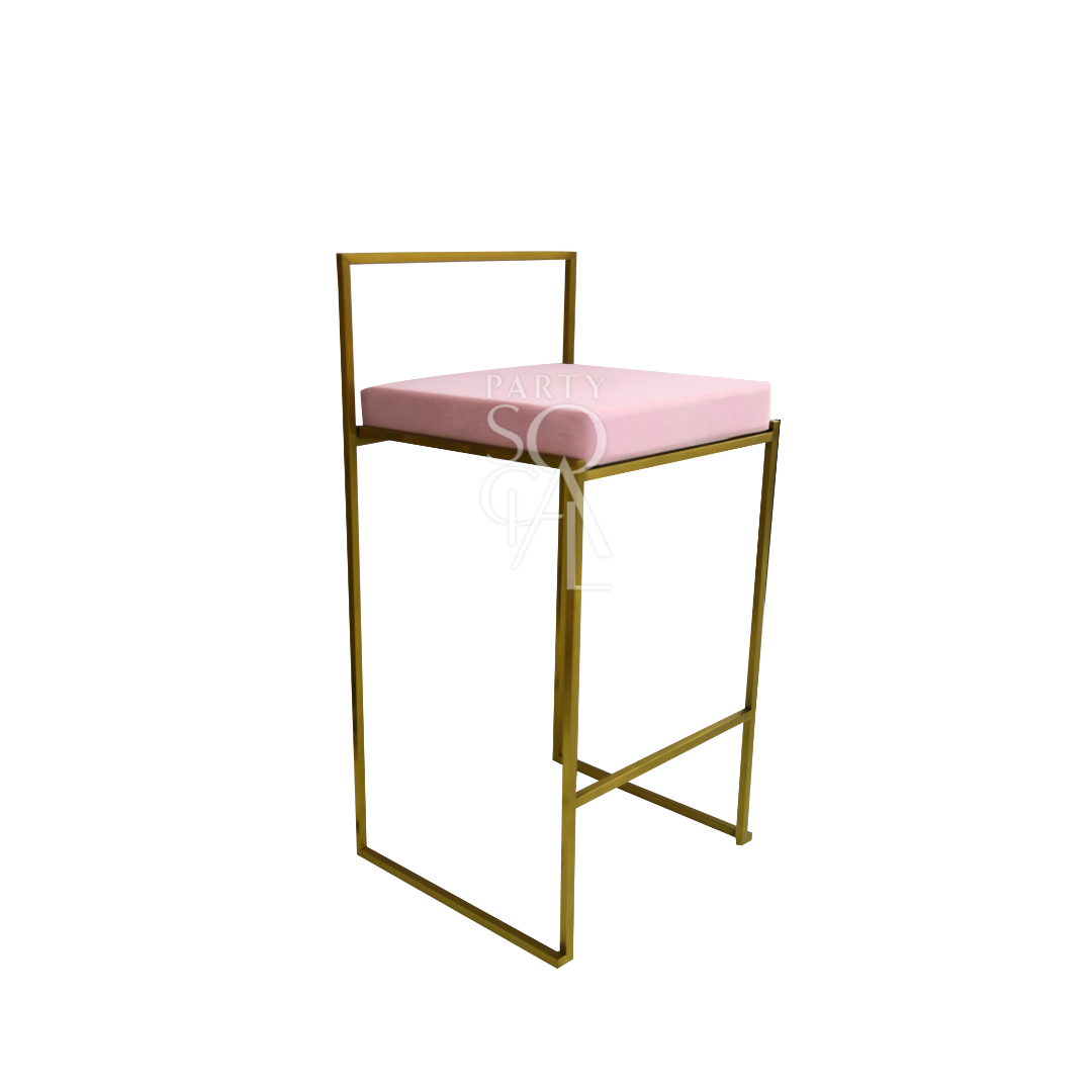 Charlotte cantilever velvet stool featuring a contemporary and luxurious design. Upholstered in rich velvet, this stool offers a plush seating experience with a stylish cantilever base that provides both support and elegance. Its sleek lines and sophisticated fabric make it a perfect addition to modern interiors, adding a touch of refinement to any space.