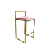 Charlotte cantilever velvet stool featuring a contemporary and luxurious design. Upholstered in rich velvet, this stool offers a plush seating experience with a stylish cantilever base that provides both support and elegance. Its sleek lines and sophisticated fabric make it a perfect addition to modern interiors, adding a touch of refinement to any space.