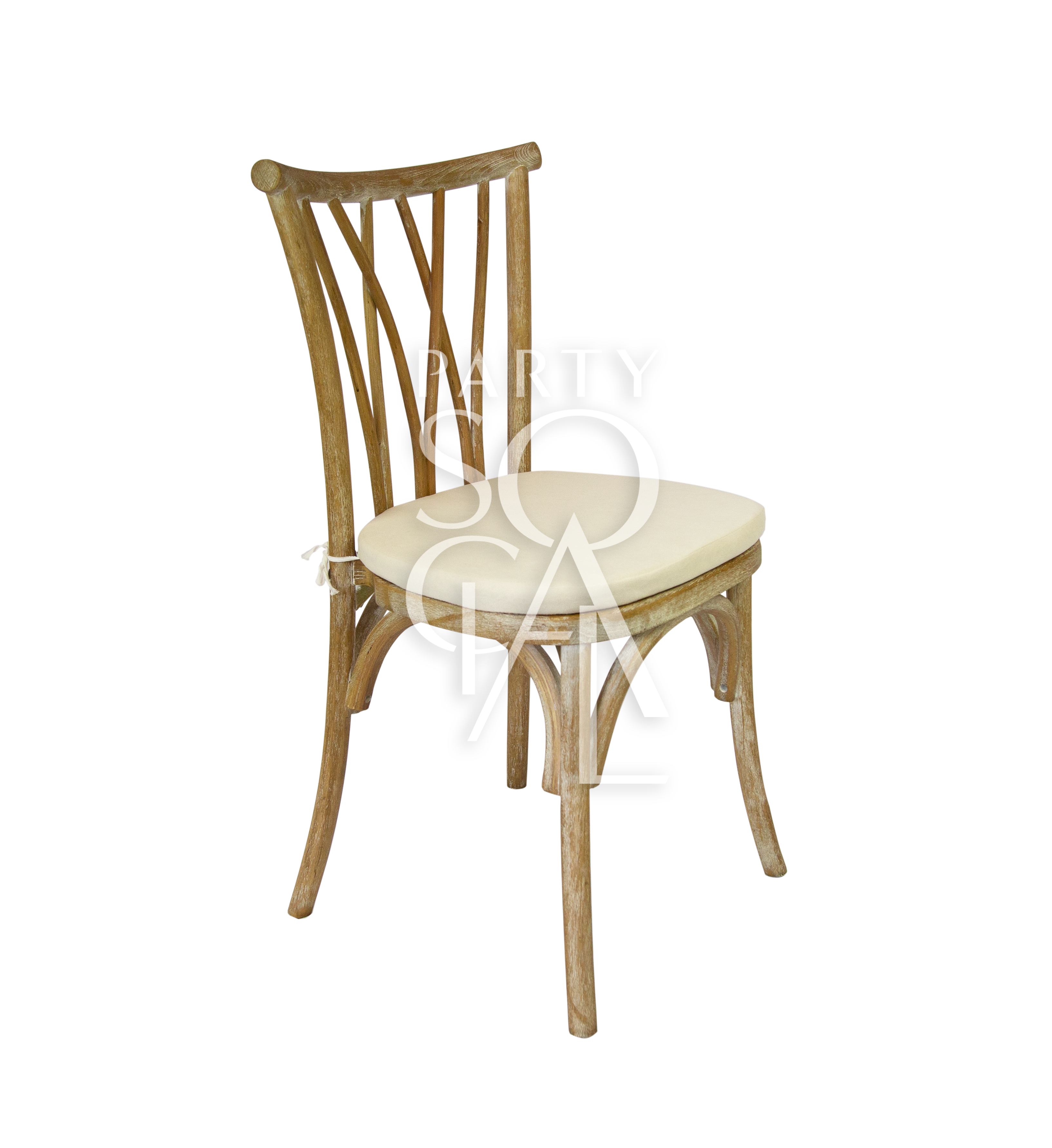 Crisscross chair crafted from oak wood, featuring a distinctive crisscross back design. This chair combines durability with timeless style, showcasing the natural beauty of oak wood. Its elegant and sturdy construction makes it a versatile addition to both traditional and contemporary interiors, suitable for dining areas, offices, or living spaces.