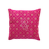 A cushion cover in brocade, featuring a luxurious and intricate pattern with rich textures and details. The brocade fabric adds an elegant and opulent touch, perfect for enhancing the decor of sofas, chairs, or beds with a sophisticated and stylish accent.