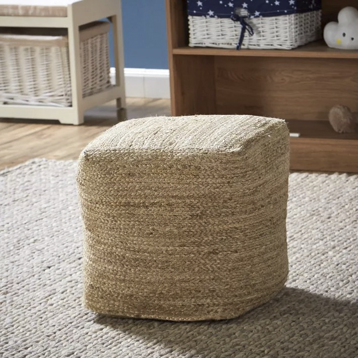 FABRIC & JUTE POUFS