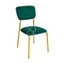 Simple velvet chairs featuring a minimalist design with plush velvet upholstery. These chairs offer a sleek, elegant appearance with their soft fabric and clean lines, making them a versatile choice for enhancing both modern and traditional interiors. Perfect for adding a touch of sophistication and comfort to dining areas, living rooms, or offices.