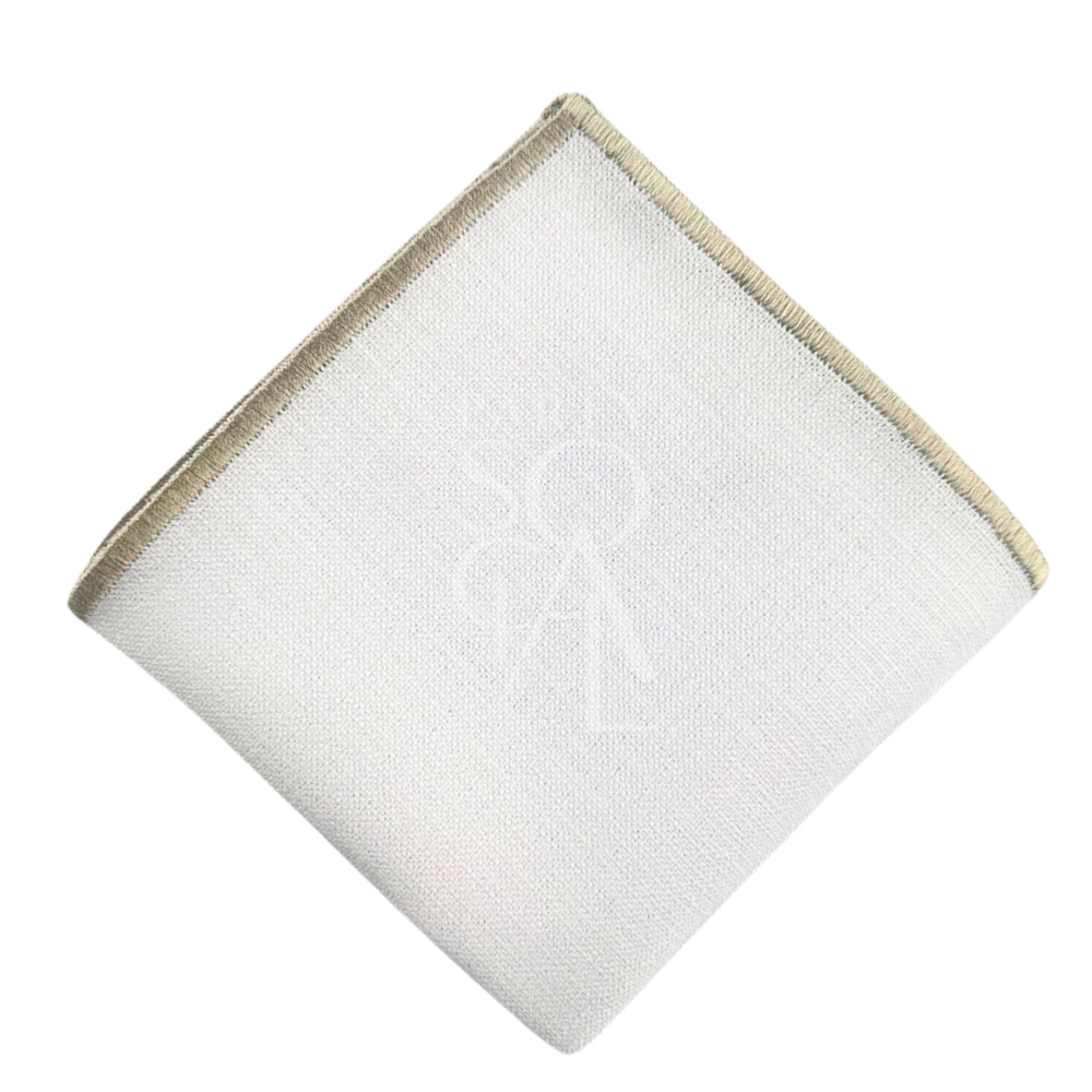 NAPKIN WHITE W/ LINE