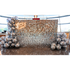 A silver sequin wall balloon backdrop in silver, featuring a dazzling and elegant design. This backdrop adds a luxurious and festive touch to events, parties, and photo shoots, creating a stunning visual centerpiece.