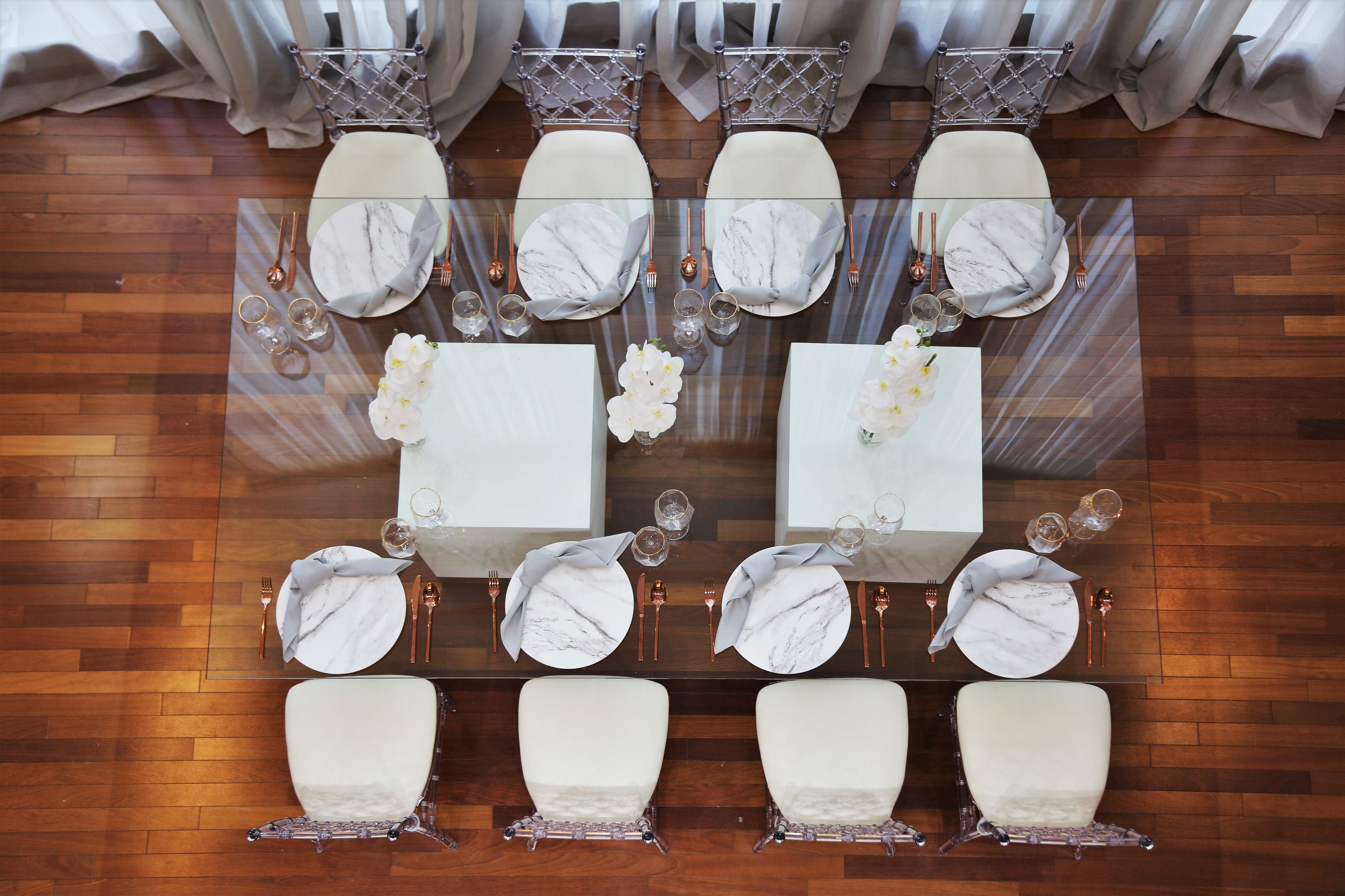 A "Marble & Greens" design, featuring a stylish combination of marble and green elements. The marble provides a sleek and elegant backdrop, while the green accents add a fresh and vibrant touch. This design is perfect for creating a sophisticated and modern ambiance in decor, events, and settings.