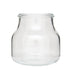 Vintage glass vase with an elegant, timeless design. The vase features a classic shape with subtle etchings and a delicate, slightly frosted finish, reflecting the charm of antique glassware.