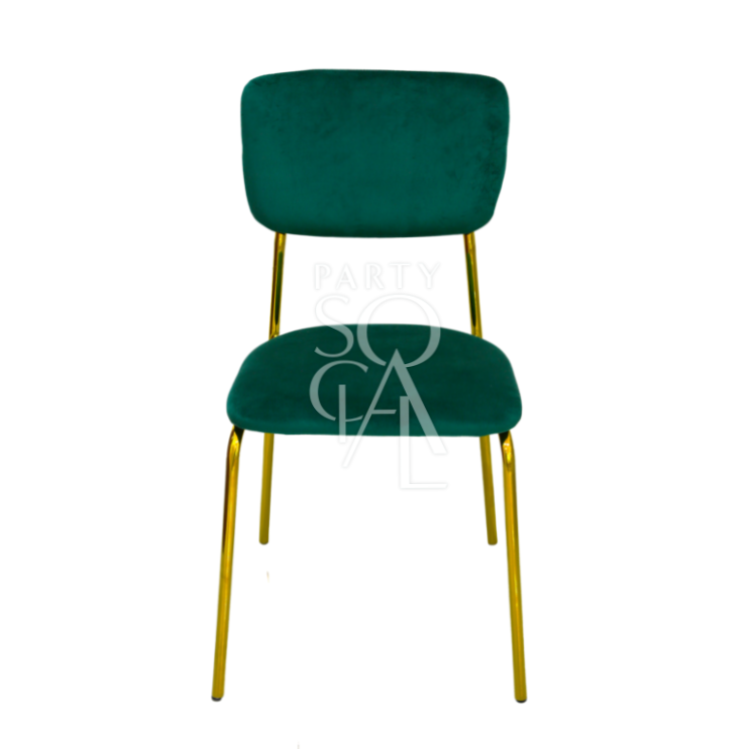 Simple velvet chairs featuring a minimalist design with plush velvet upholstery. These chairs offer a sleek, elegant appearance with their soft fabric and clean lines, making them a versatile choice for enhancing both modern and traditional interiors. Perfect for adding a touch of sophistication and comfort to dining areas, living rooms, or offices.
