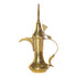 Traditional Dallah Arabic coffee pot, featuring an elegantly curved spout and handle with intricate detailing. The pot is designed with a classic, ornate shape and a polished finish, making it a stylish and functional piece for serving Arabic coffee.