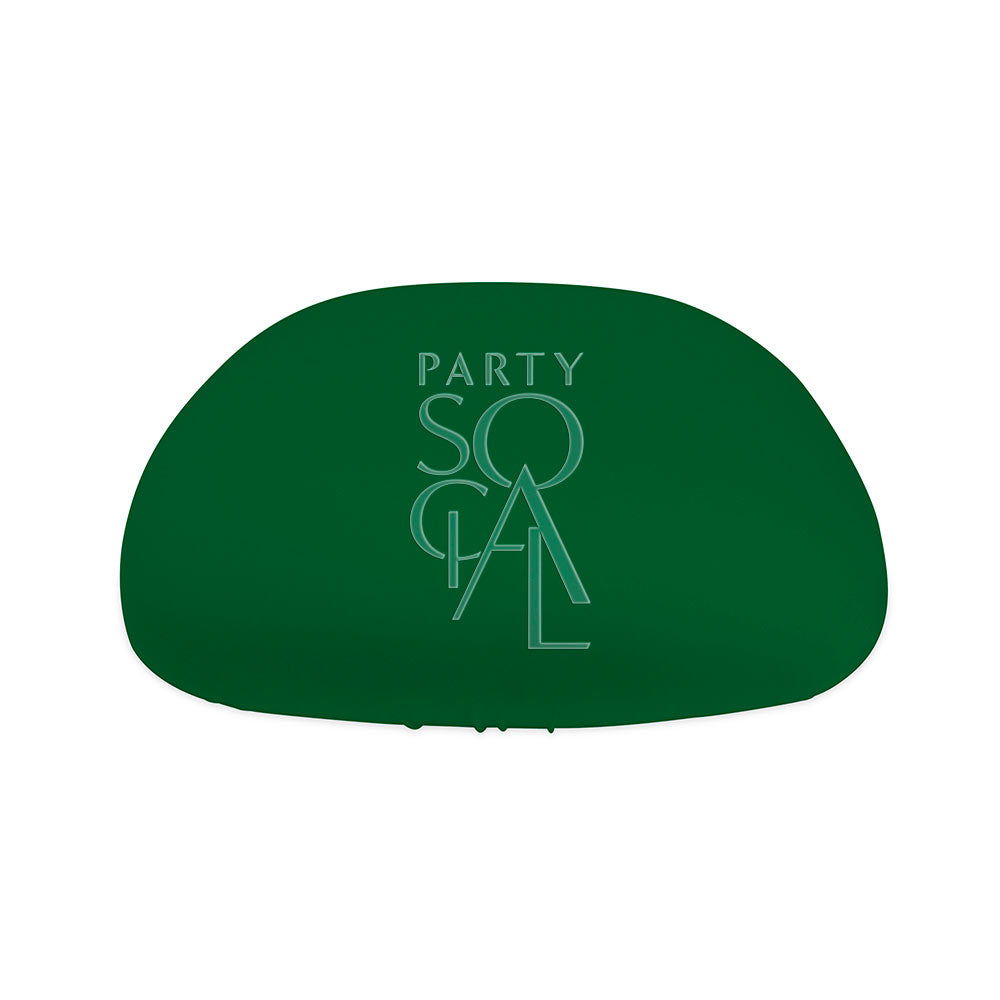 Elegant sequin cushion cover in royal green, featuring a rich, sparkling texture. The deep green sequins add a luxurious and dramatic touch, ideal for enhancing any space with a sophisticated accent.