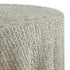 Round tablecloth with a textured fabric, featuring a subtle and elegant pattern that adds depth and interest. The textured design enhances the table setting with a sophisticated and stylish touch, ideal for both casual and formal occasions.