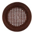 Rattan charger plate in a rich brown finish, featuring a natural and woven texture. The brown rattan adds a rustic and earthy elegance, perfect for enhancing a cozy and organic table setting.