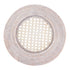 Rattan charger plate in an ivory finish, offering a soft and neutral tone. The ivory rattan provides a light and elegant touch, perfect for creating a serene and chic table setting.