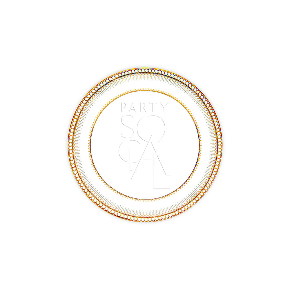 Classic China gold plates with a refined design and a rich gold rim, offering a touch of elegance and luxury to your table setting for special occasions or everyday dining.