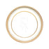 Classic China gold plates with a refined design and a rich gold rim, offering a touch of elegance and luxury to your table setting for special occasions or everyday dining.