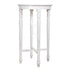 Stylish white wood cocktail table with a clean and classic design, offering a versatile and elegant addition to any living room or entertaining space.