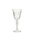 Exquisite crystal Rome glasses with intricate, faceted designs that catch and reflect light beautifully. These glasses feature a classic shape with a sturdy base, perfect for serving fine drinks or adding a touch of luxury to your table setting. The crystal-clear finish enhances the elegance and timeless appeal of these sophisticated glassware pieces.