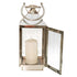 Elegant silver lanterns with a sleek, metallic finish and intricate detailing. The lanterns feature a classic design that adds a touch of sophistication and charm, perfect for illuminating and enhancing any indoor or outdoor setting.