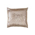 Chic sequin cushion cover in rose gold, featuring a sparkling and radiant finish. The rose gold sequins provide a glamorous and stylish touch, perfect for adding a hint of luxury and elegance to any seating area.