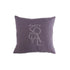 Elegant linen weave cushion cover in a rich fig color, measuring 40x40cm. The deep, warm hue adds a touch of sophistication and comfort to any living space or bedroom decor.