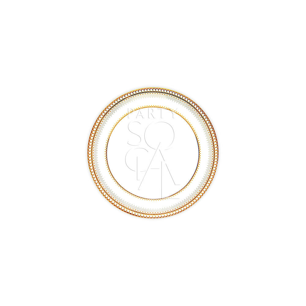 Classic China gold plates with a refined design and a rich gold rim, offering a touch of elegance and luxury to your table setting for special occasions or everyday dining.