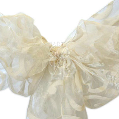 CHAIR SASH SHEER ORGANZA