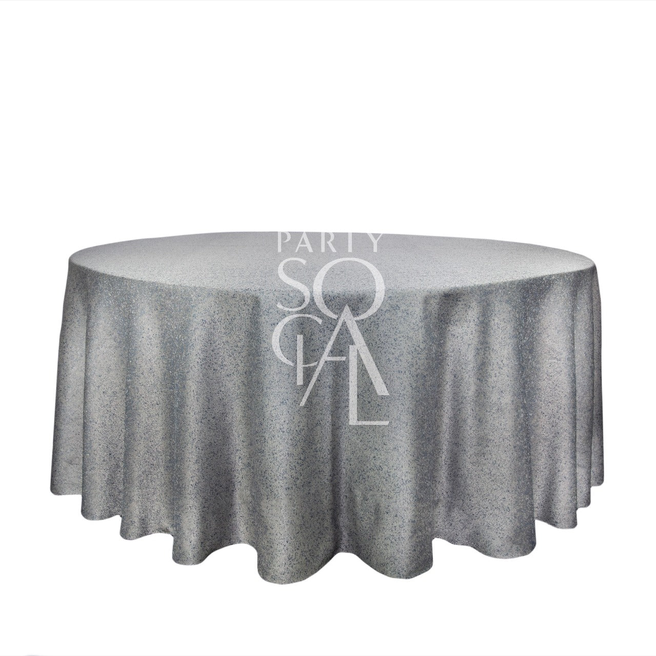 Luxurious round tablecloth crafted from jacquard fabric, featuring intricate woven patterns. The design adds a touch of elegance and sophistication to dining settings, enhancing the overall decor with its rich texture and subtle sheen.
