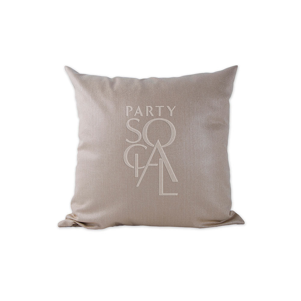 Soft linen blend cushion cover in lavender, measuring 40x40cm. The gentle lavender hue and textured fabric provide a calming and stylish touch, perfect for adding a subtle pop of color to any space.