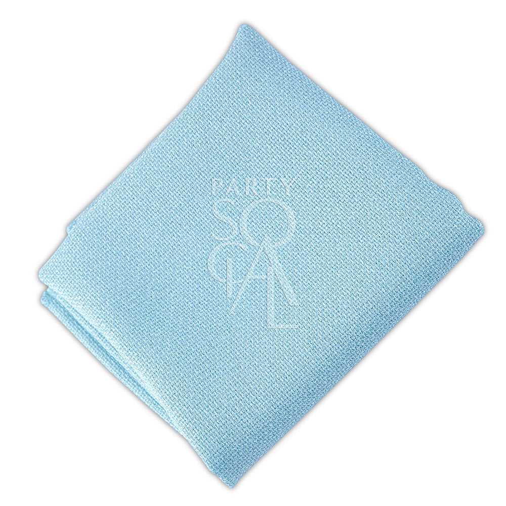 Crisp mint green linen weave napkin, providing a fresh and invigorating color that enhances the elegance of any table arrangement.