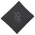 Sleek black satin napkin, offering a bold and sophisticated color with a smooth, glossy finish. The black satin adds a modern and chic touch, perfect for a formal table setting.