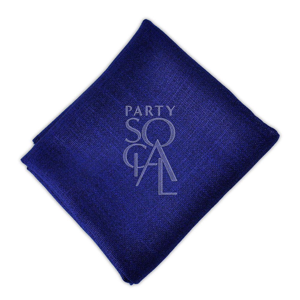 Deep navy linen blend napkin, providing a timeless and sophisticated color that enhances the elegance of your dining experience.