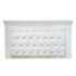 Chic white leather bar unit with a sleek, modern design, featuring a smooth leather finish and ample storage space, perfect for creating a sophisticated and stylish bar area.