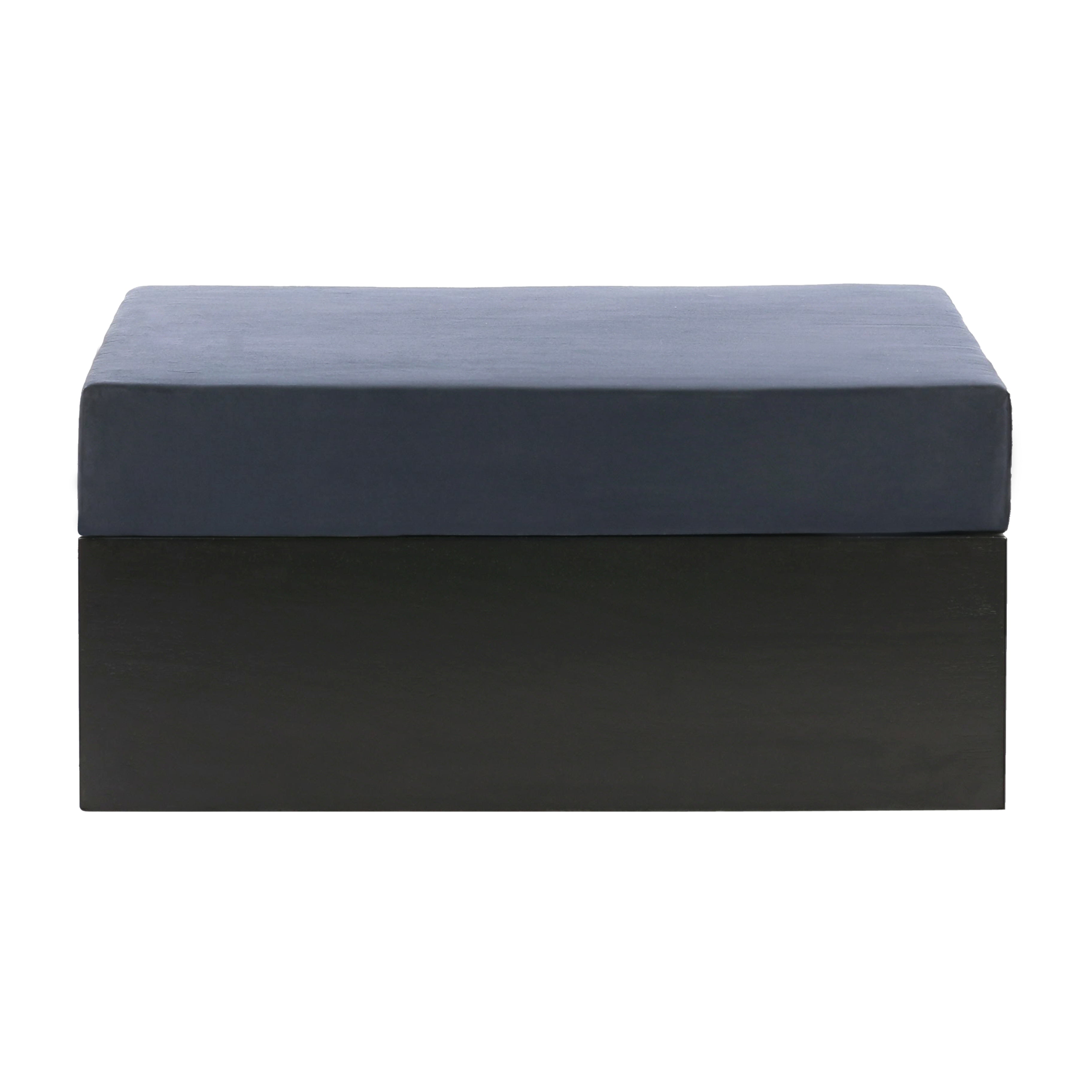 Modern dark grey sofa island with a sleek design, offering a spacious and comfortable seating option, perfect for contemporary living spaces or outdoor lounges.