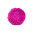 Elegant round velvet cushion cover in soft pink, showcasing a smooth and velvety texture. The gentle pink color provides a warm and sophisticated accent, ideal for enhancing any room with a touch of subtle charm.