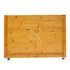 Charming rustic DJ booth with a weathered wood finish and vintage-inspired design. The booth features a sturdy, functional setup with ample space for DJ equipment and a textured, natural look that adds a touch of character and warmth to any event or performance area.