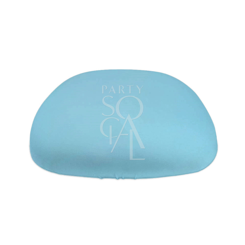 Charming sequin cushion cover in light blue, showcasing a sparkling and soft finish. The light blue sequins provide a serene and elegant touch, ideal for adding a subtle pop of color to any decor.