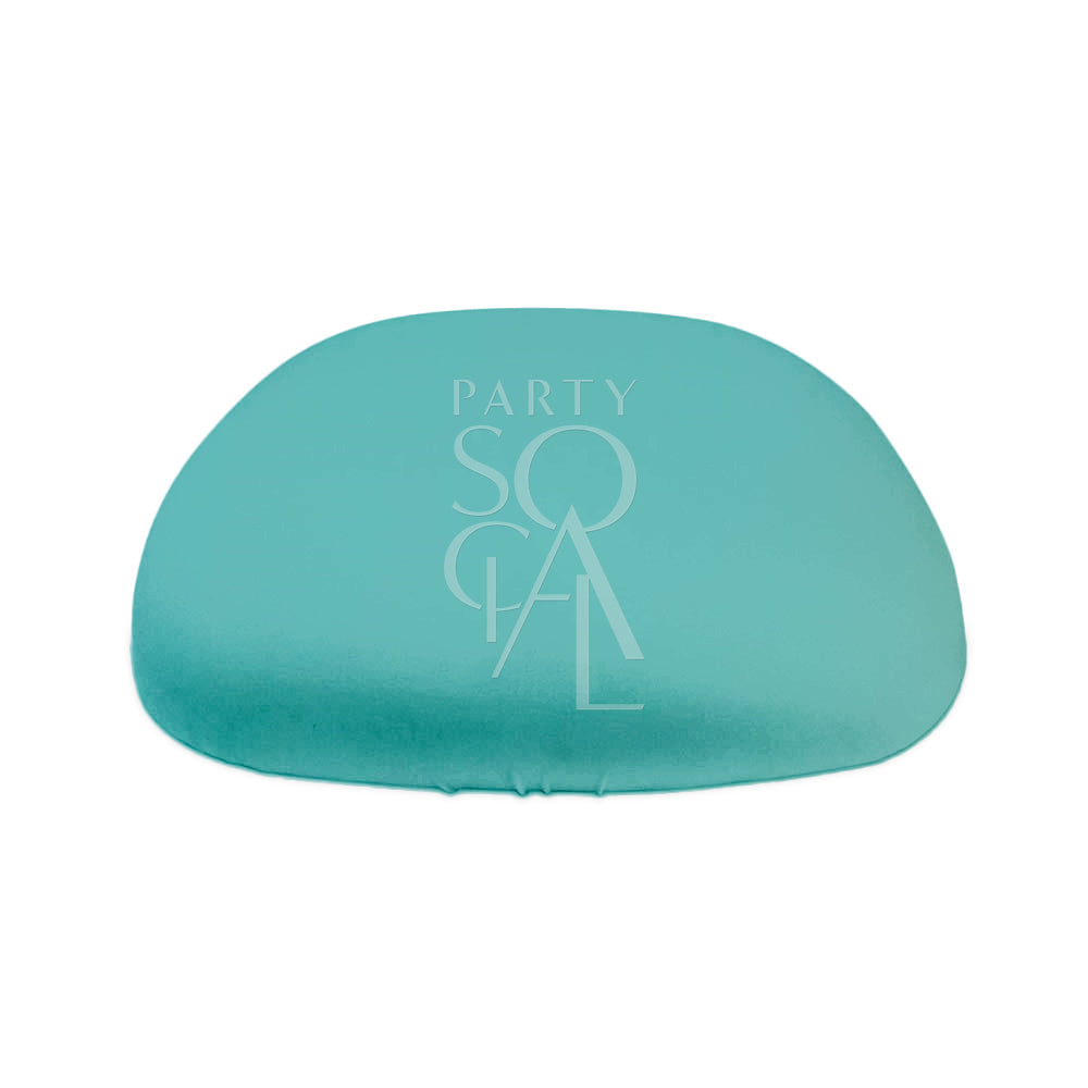 Bright sequin cushion cover in turquoise, showcasing a dazzling and vibrant finish. The turquoise sequins create a lively and refreshing look, perfect for adding a pop of color and glamour to any decor.