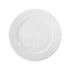 Elegant simple white plates with a clean and classic design, offering a versatile and timeless look that complements any table setting or dining occasion.