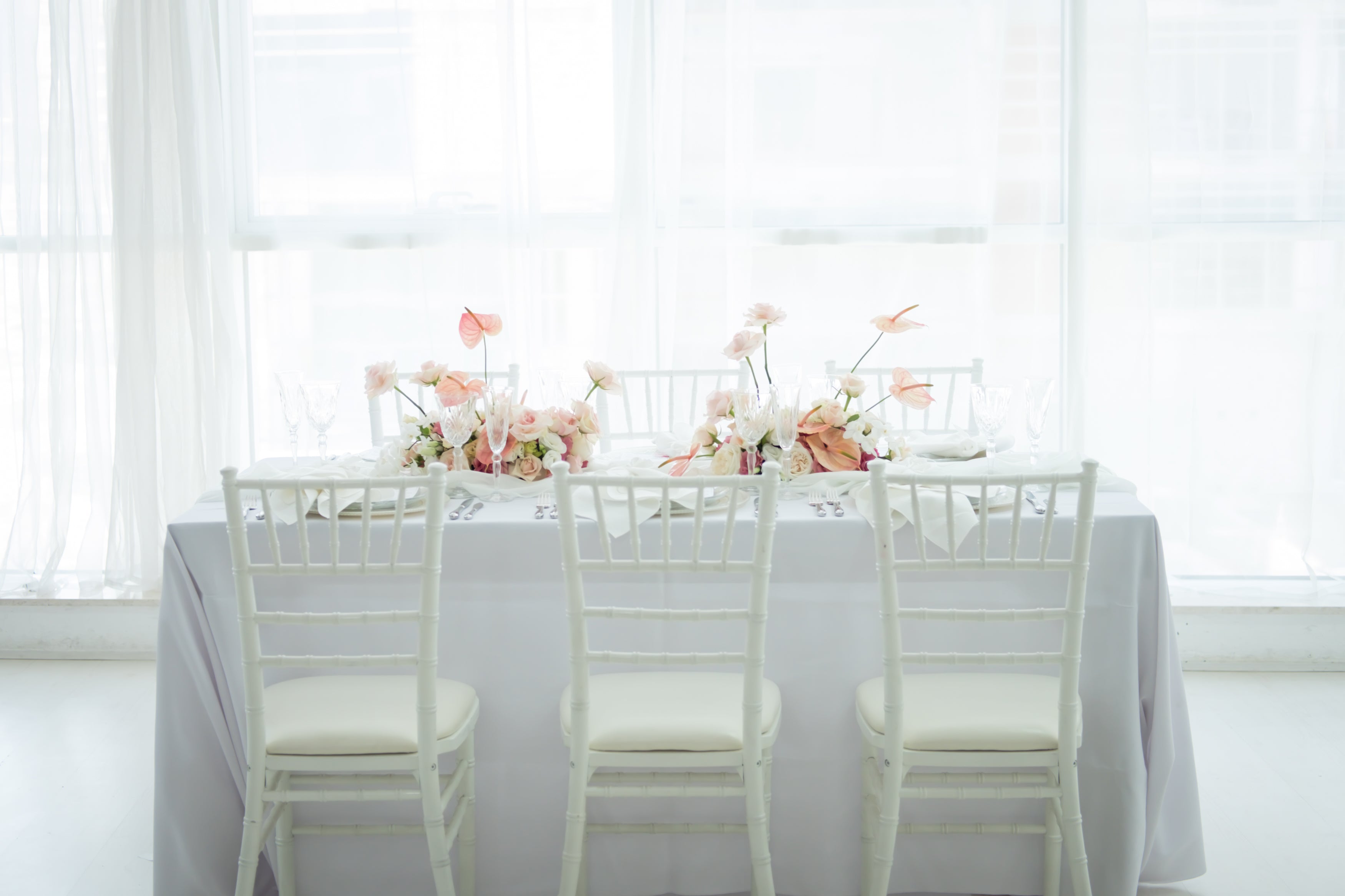 6-foot rectangular banquet table with a sturdy frame and a smooth, flat surface. Ideal for events and dining setups, offering ample space for seating and serving.