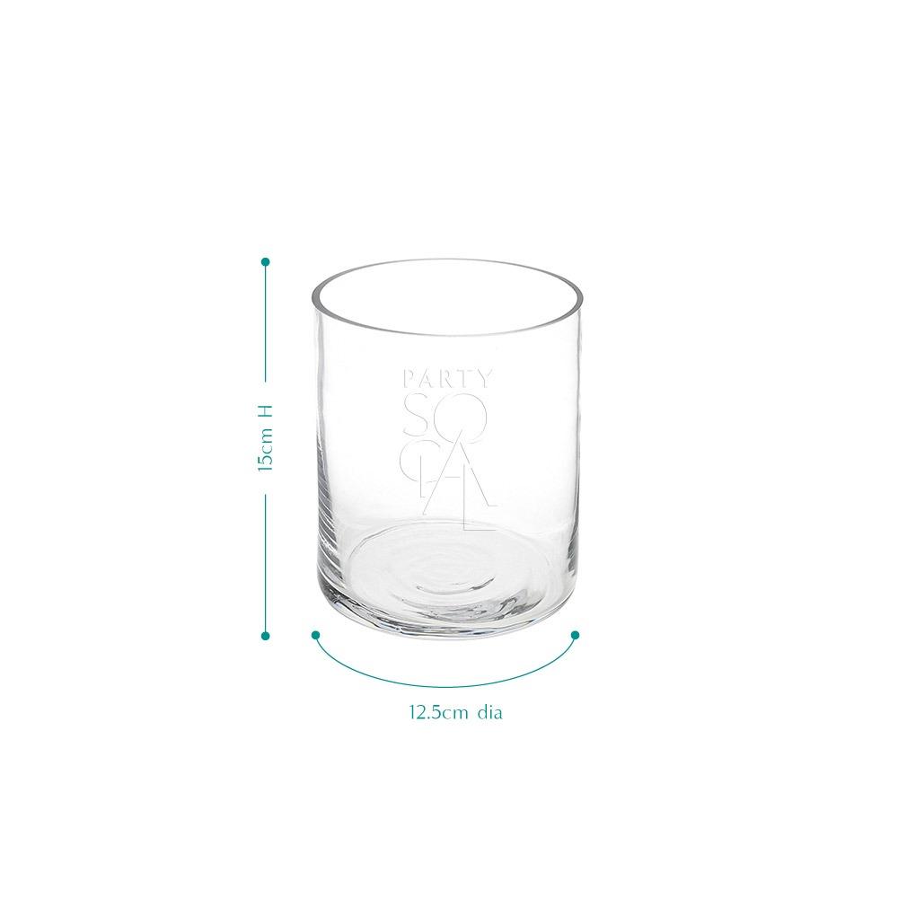 Elegant cylinder glass vases with a simple, clear design, featuring a smooth, cylindrical shape. These vases are ideal for displaying flowers or decorative accents, adding a touch of modern sophistication to any setting.