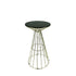 Stylish cocktail table with a gold wire base and a striking black marble top. The gold wire frame provides a modern, elegant look, while the black marble top adds a touch of sophistication and contrast. Perfect for enhancing contemporary decor with a blend of luxury and modernity.
