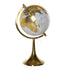 Elegant globe centerpiece featuring a stylish, decorative design. The globe is mounted on a sleek base and showcases intricate details, making it a sophisticated focal point for any table or event. Its classic and refined appearance adds a touch of global charm and sophistication to any setting.