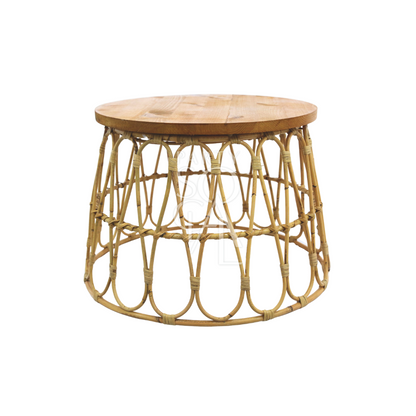 RATTAN COFFEE TABLE