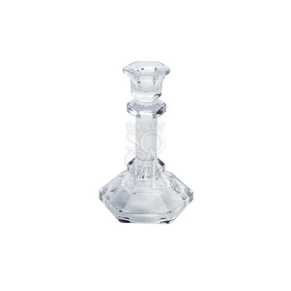 A set of 3 tapered glass candlesticks featuring an elegant and modern design. Each candlestick is made of clear glass with a tapered shape, adding a refined touch to any table or mantel. Ideal for creating a sophisticated ambiance, this set enhances the look of any decor with its sleek and timeless appeal.